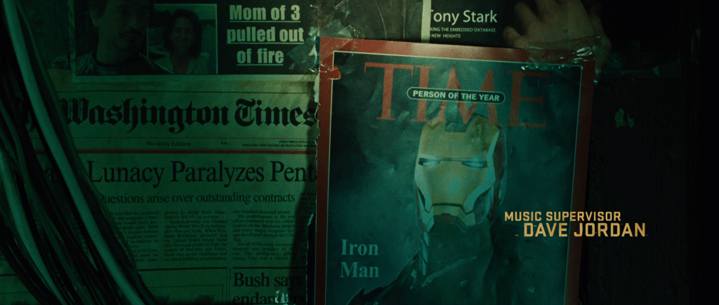 Iron Man as the Time Magazine Person of the Year.