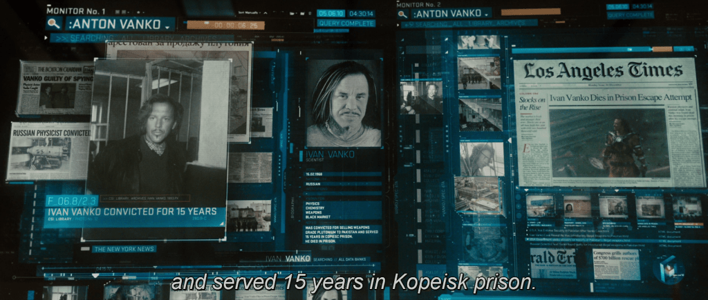 "[Ivan Vanko] served 15 years in Kopeisk prison."