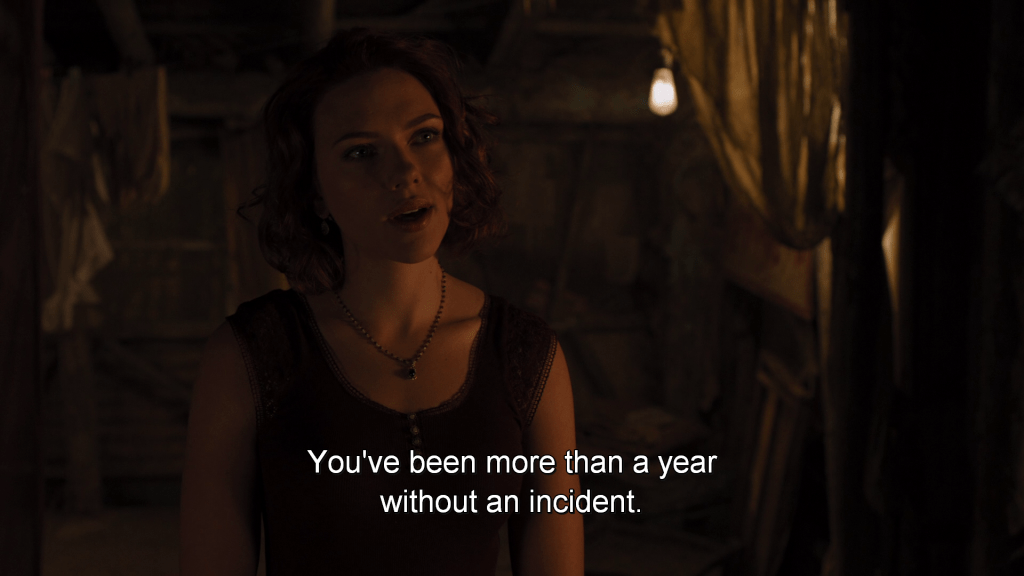 Natasha Romanoff reminds Bruce Banner, 