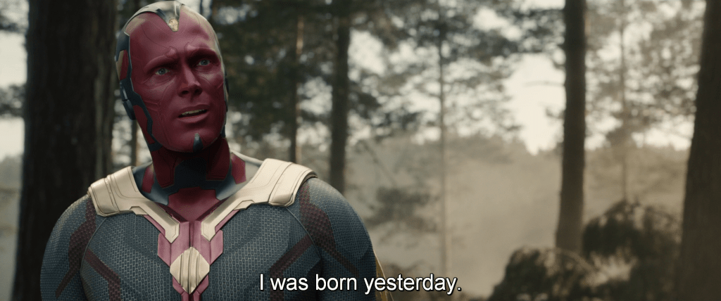 The Vision tells Ultron, 