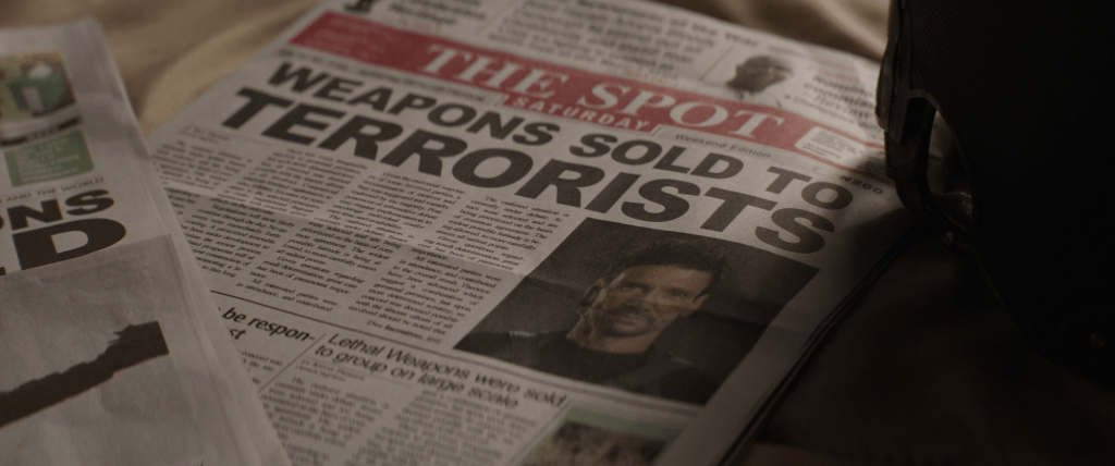 Front page of a different newspaper dated Saturday.