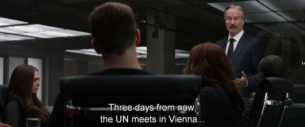 Ross tells the Avengers,