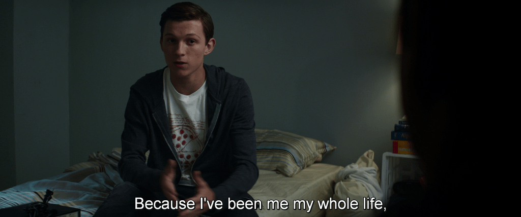 Peter Parker tells Tony,