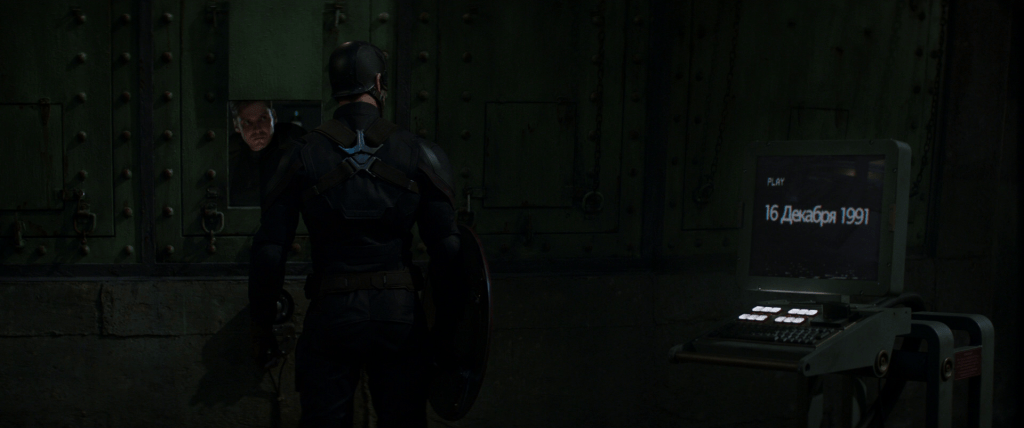 Zemo activates a monitor that reads,