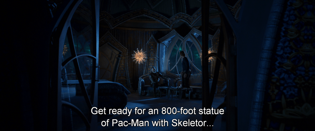 Peter excited tells Ego, 