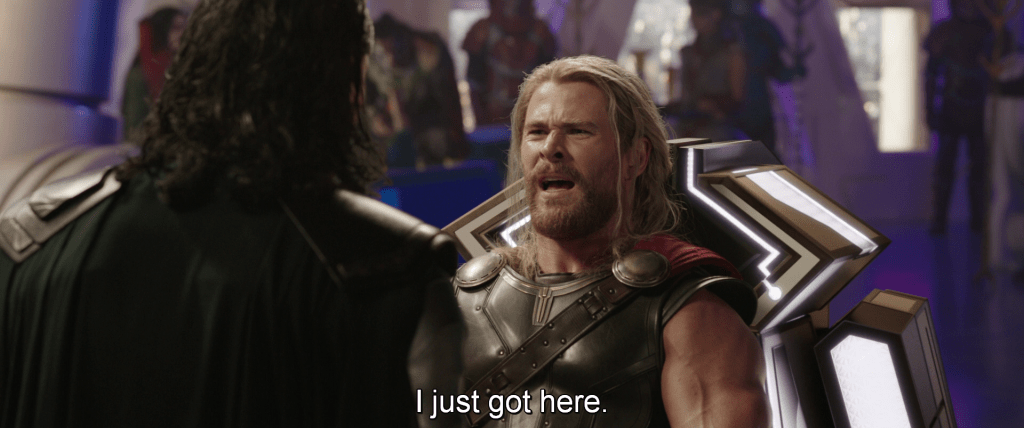 Thor replies, 