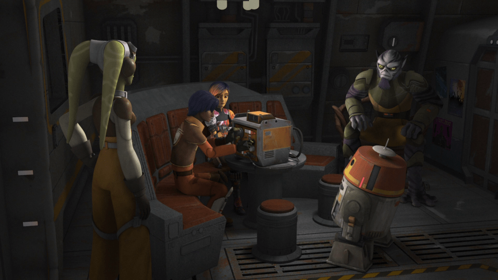 The Ghost crew sends out a message of hope in